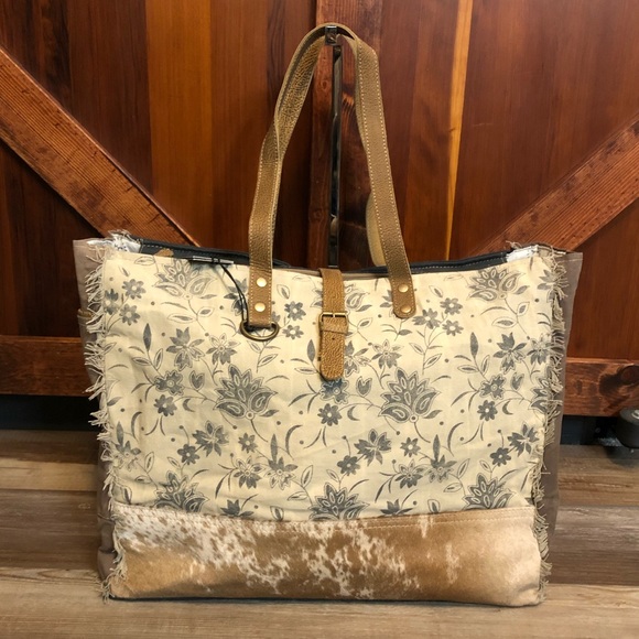 Myra Bag Handbags - Myra Bag Floret Weekender Canvas upcycled xl tote